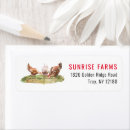 Search for chicken return address labels Rustic