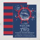 Search for marine birthday invitations Sailor