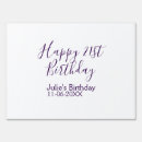Search for happy birthday name outdoor signs Calligraphy typography elegant