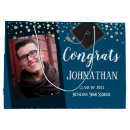 Search for blue and gold gift bags High school