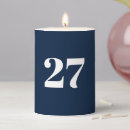 Search for navy blue candles Monogrammed