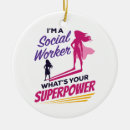 Search for social worker ornaments Superhero