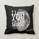 Search for love you to the moon and back pillows Romance