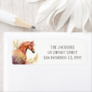 Search for horse labels Watercolor