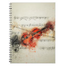 Search for sheet music notebooks Violin