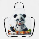 Search for panda aprons Illustration