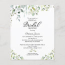 Search for virtual bridal shower invitations Eucalyptus