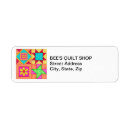Search for quilt return address labels Block