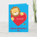 Search for lion valentines day cards Happy valentine's day