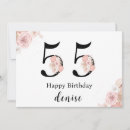 Search for 55th birthday cards Typography