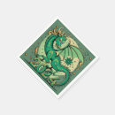 Search for dragons napkins Green dragon