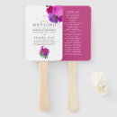 Search for purple wedding programs Watercolor flowers