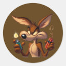 Search for wile e coyote stickers Animated coyote adhesive