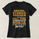 Search for social studies tshirts Job