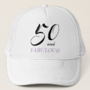Search for 50th birthday hats Fifty and fabulous