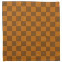 Search for checkerboard napkins Brown