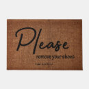 Search for remove your shoes doormats Typography