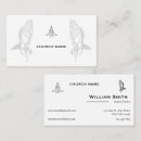 Search for pastor business cards Minimalist