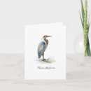 Search for bird note cards Great blue heron