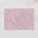 Search for embossed business cards Rose
