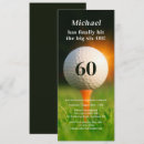 Search for golf 60th birthday invitations Sixty