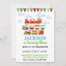 Search for train 3rd birthday invitations Boys