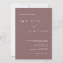 Search for mauve wedding invitations Minimalist