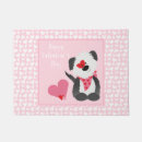 Search for valentines day doormats Black and white