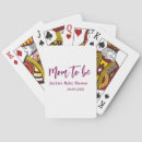 Search for baby shower playing cards Calligraphy typography elegant