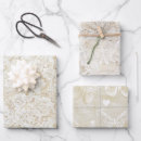 Search for wedding wrapping paper Ivory