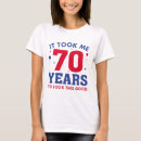 Search for funny 70th birthday tshirts Seventy