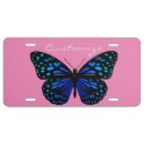Search for butterfly license plates Red