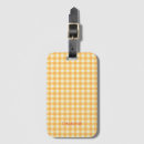 Search for plaid luggage tags Gingham