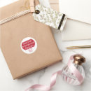 Search for homemade with love stickers Red