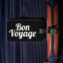 Search for bon voyage luggage tags White