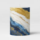 Search for blue and gold candles Abstract