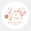 Search for lucky in love stickers Bridal shower