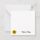 Search for sunflower note cards Stylish