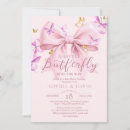 Search for gold and pink butterfly invitations Cute
