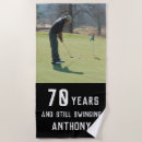 Search for golfer beach towels Dad