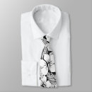 Search for black and white floral ties Hawaiian