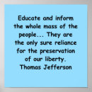 Search for thomas jefferson quote posters Founding fathers