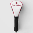 Search for canadian golf head covers Red and white