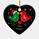 Search for lovebird ornaments Heart