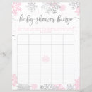 Search for snowflake baby shower games Pink