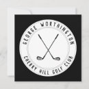 Search for golf country club invitations Minimalist