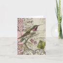 Search for hummingbird cards Vintage