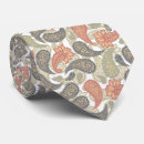 Search for black and white floral ties Paisley