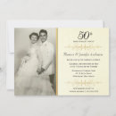 Search for parents 50th anniversary invitations Gold
