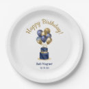 Search for navy blue paper plates Gold